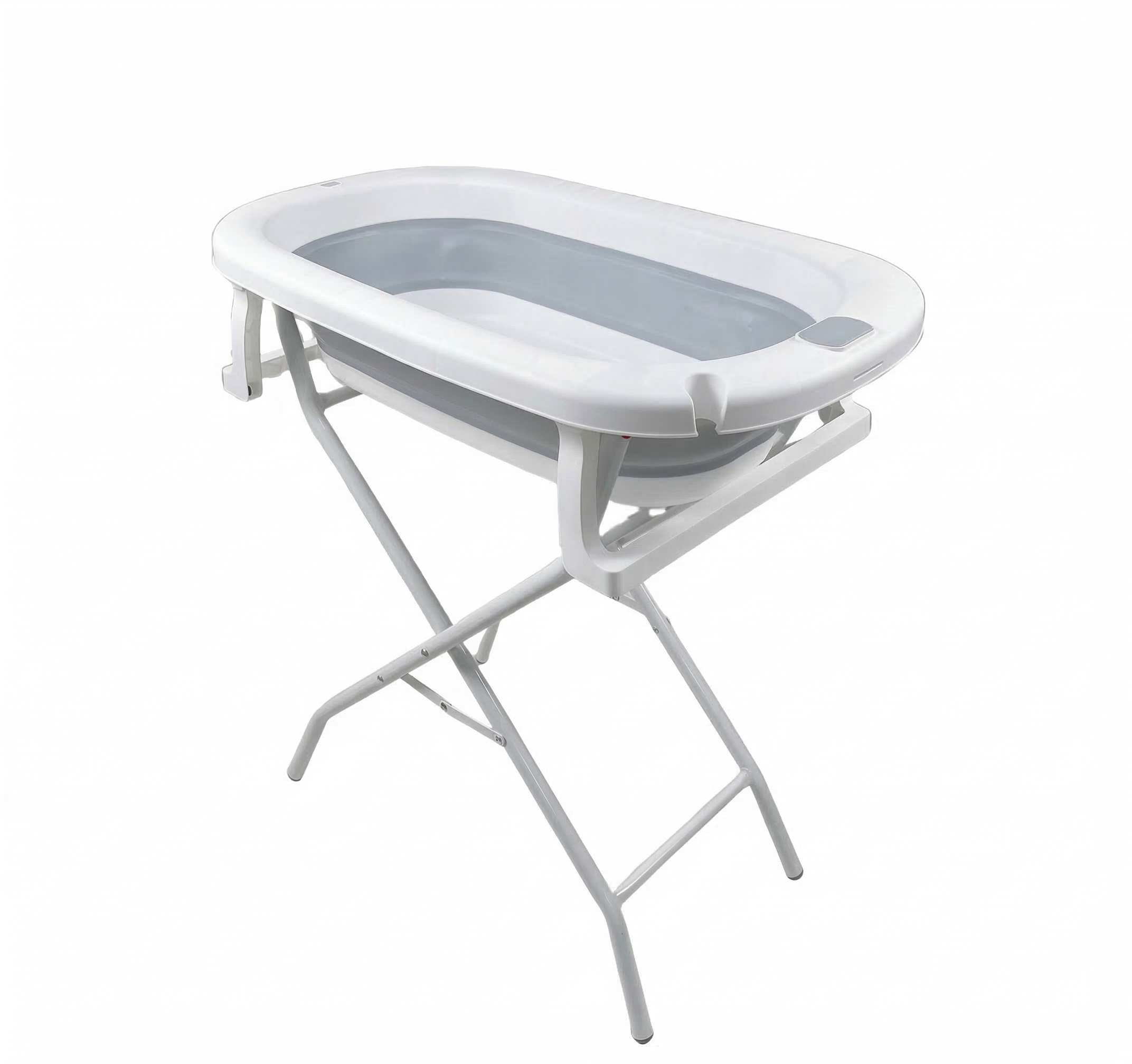 Bañera Plegable con Soporte Elevado