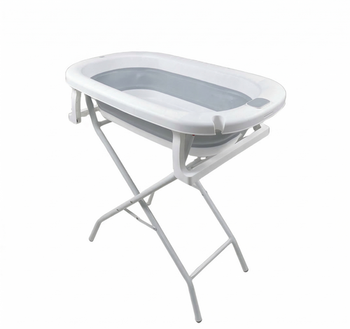 Bañera Plegable con Soporte Elevado