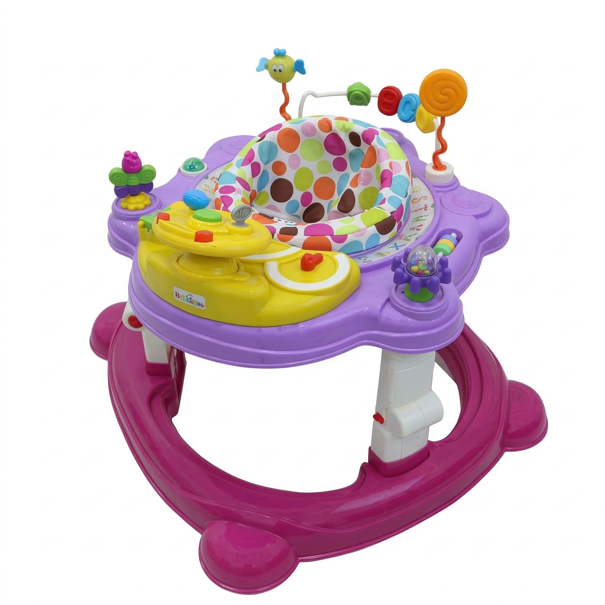 Centro de Actividad y Saltador Bebesitos (Morado/Fucsia)
