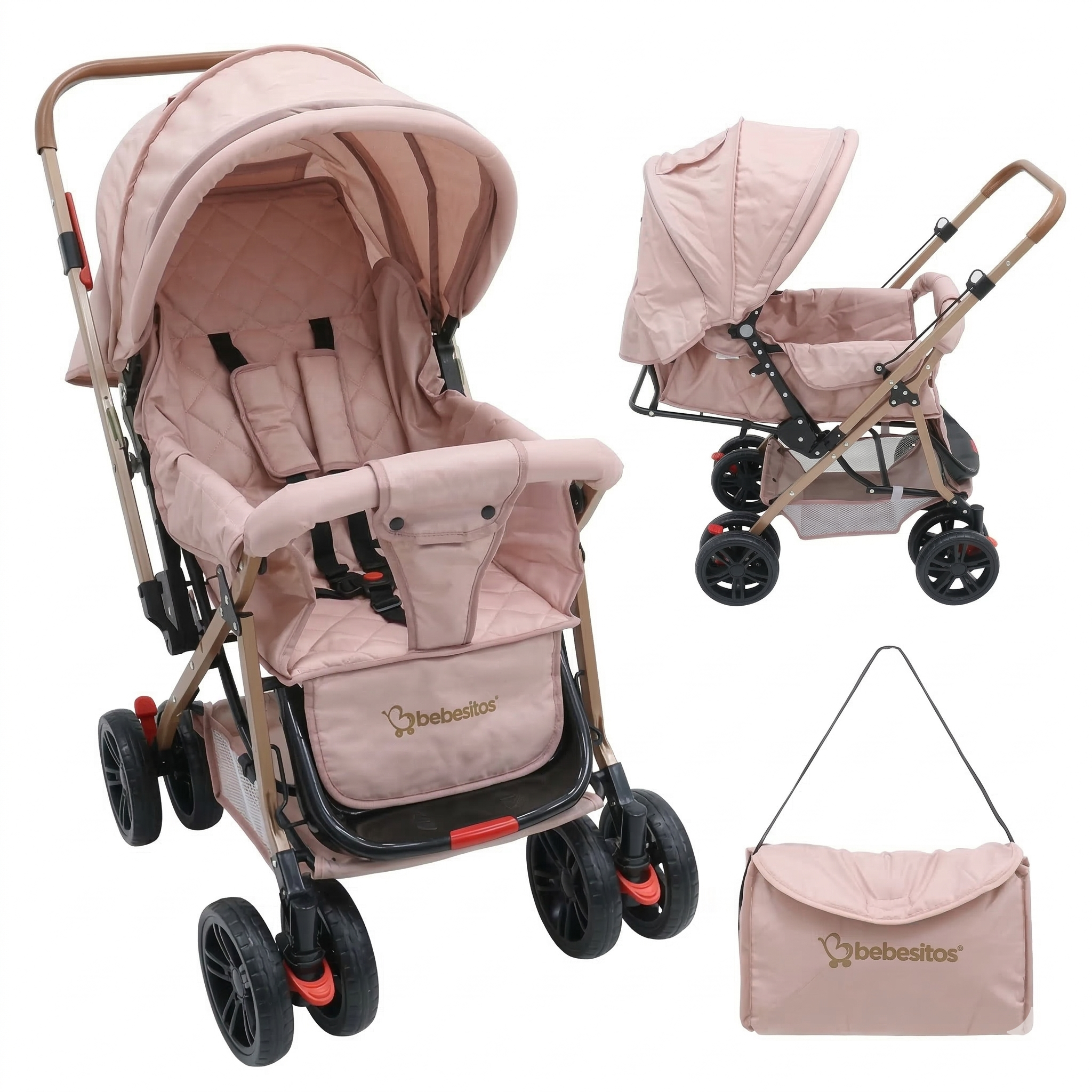 Coche para Bebé Katia-1 con Mango Reversible
