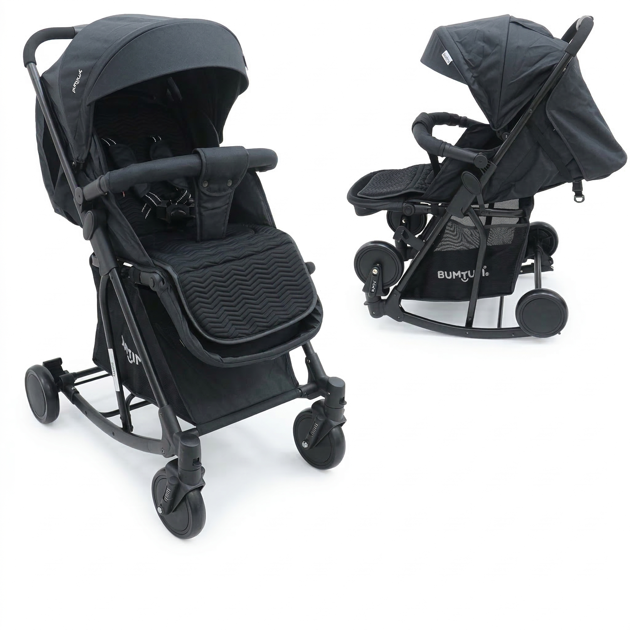 Coche para Bebé Multifuncional con Función Mecedora