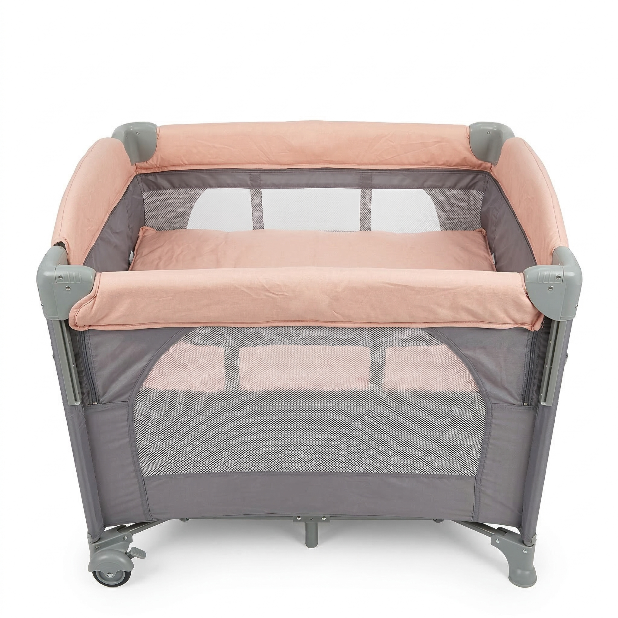 Corral Cuna Premium Baby - Rosado